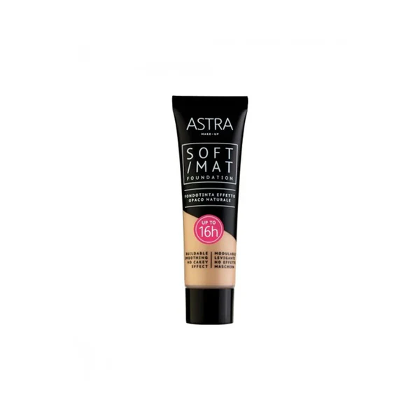 Astra Soft Mat Foundation - Shade - Vanilla
