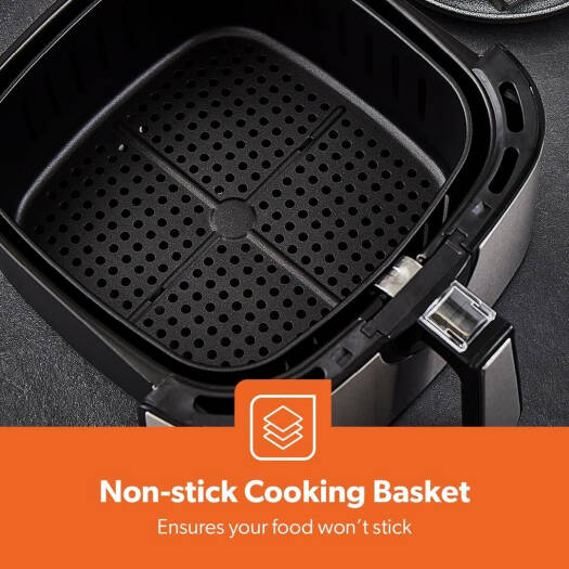 Air Fryer/5L/Oil Free/10 Cookng Mod/1x2