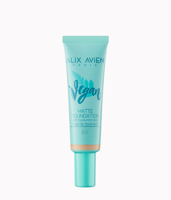 Alix Avien Vegan Matte Foundation With Hyaluronic Acid - Shade - 3