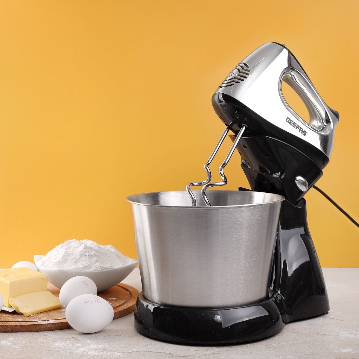 Hand Mixer/5SpdTurbo/2.5LS/SBwl/200W1X6
