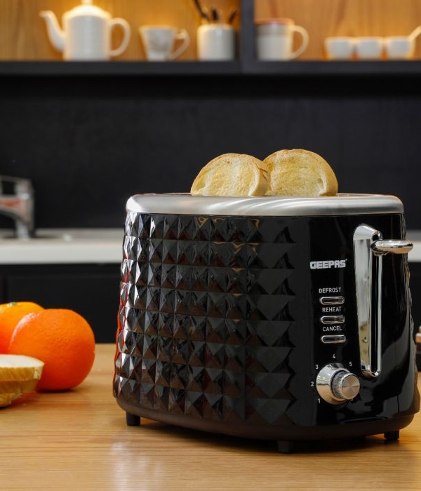4Slice BreadToaster/Crumbtray/7settig1x2
