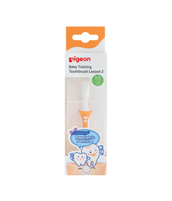 TRAINING TOOTH BRUSH LESSON-2 ORANGE (ENG/AR