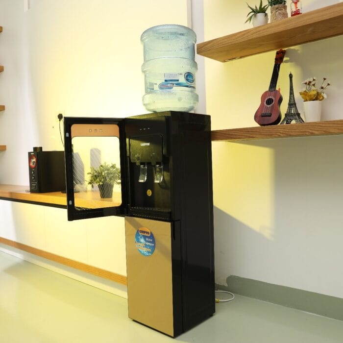Hot&Cold WaterDispenser withRefrgrtor1x1