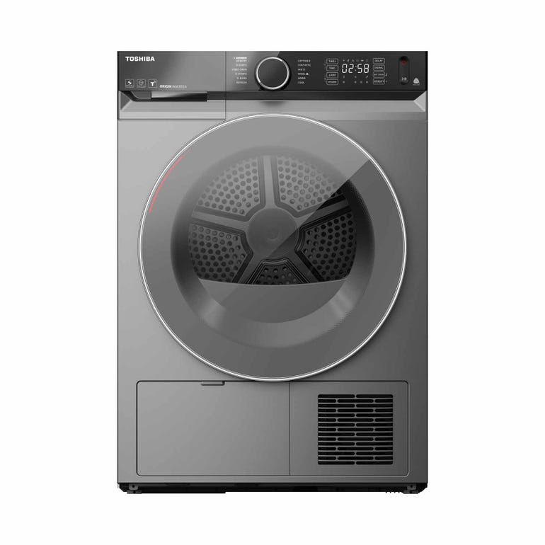 TOSHIBA 10 KG HEAT PUMP DRYER WIFI+ INVERTER  , SILVER
