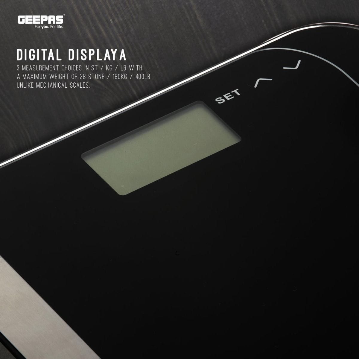 Digit Body Fat Scale/180Kg/400LB/28St1x6