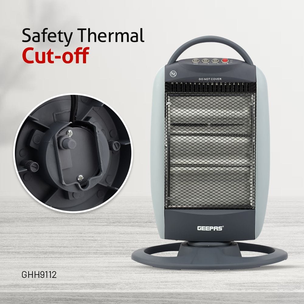 Halogen Heater/3Heat Setng/Oscltation1x4